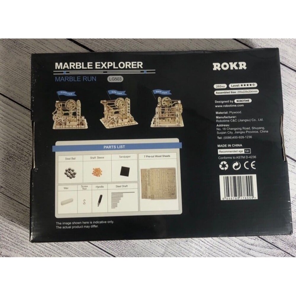 Robotime Rokr Marble Explorer Marble Run Mechanical Model Kit NEW - Picture 3 of 4
